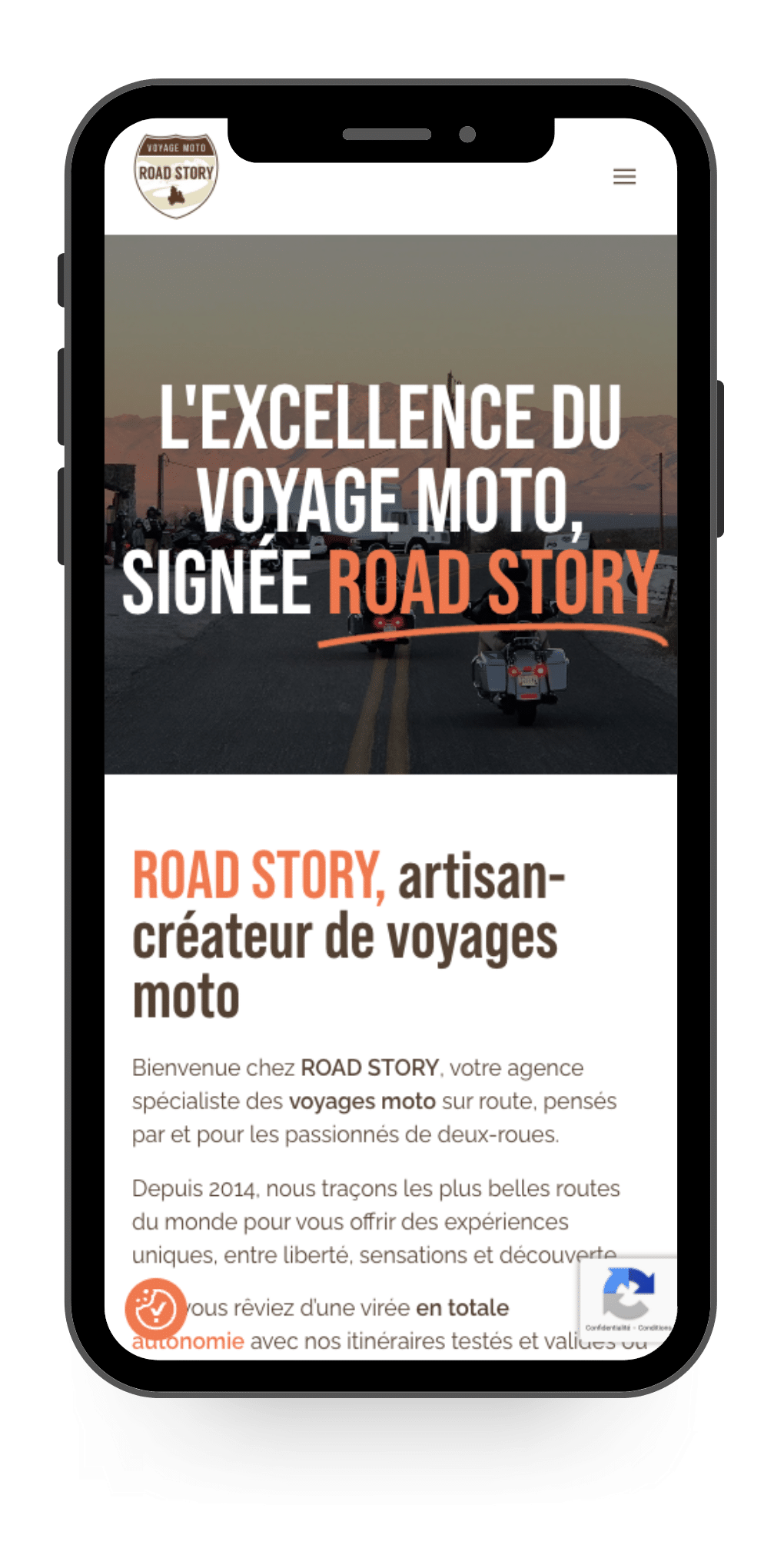 road story services Création du site internet Road Story - Paul Digital