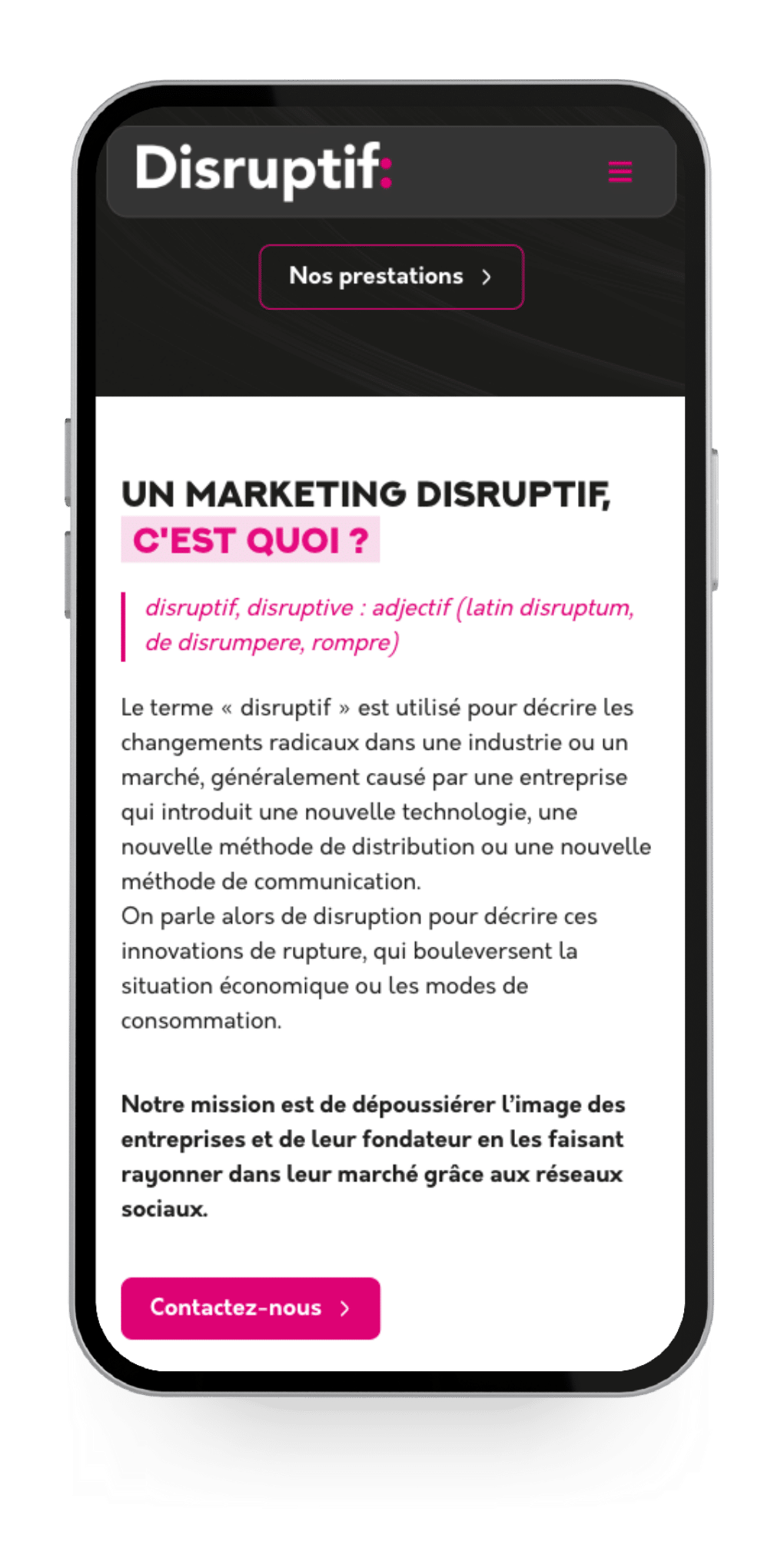 Référencement SEO Agence Disruptif par Paul Digital