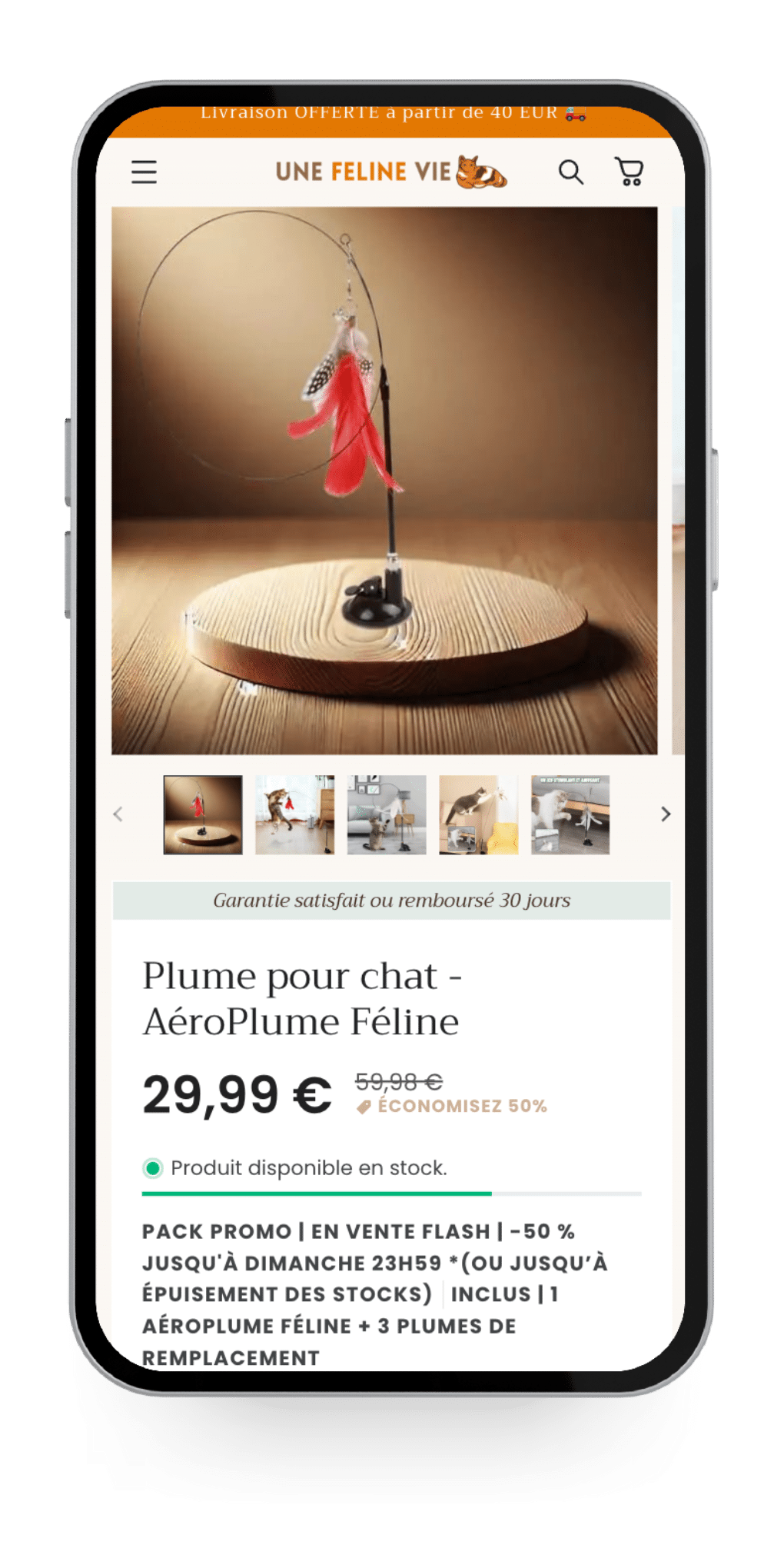 réalisation SEO Une Feline Vie