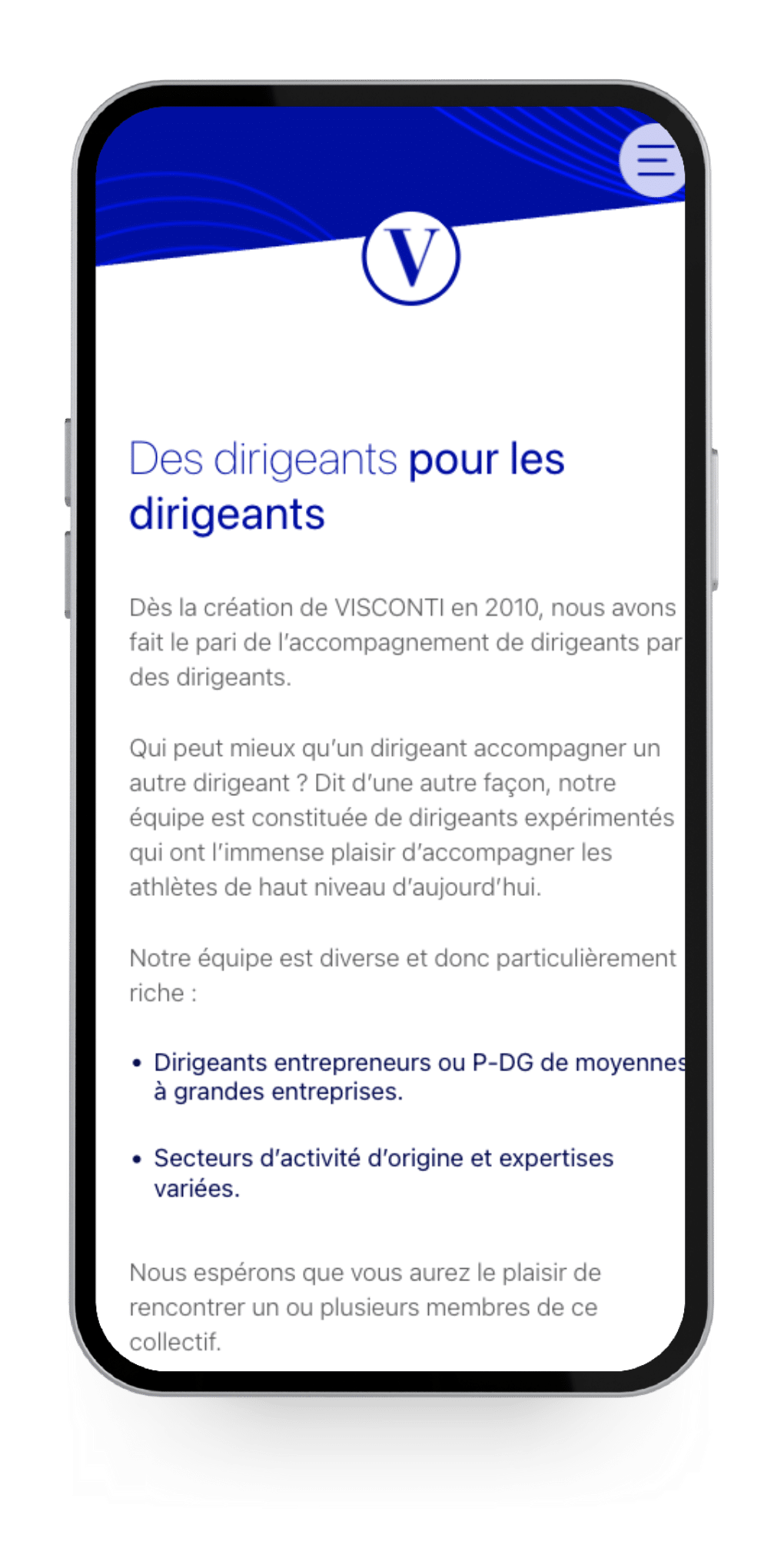 réalisation SEO Visconti partners - Paul Digital