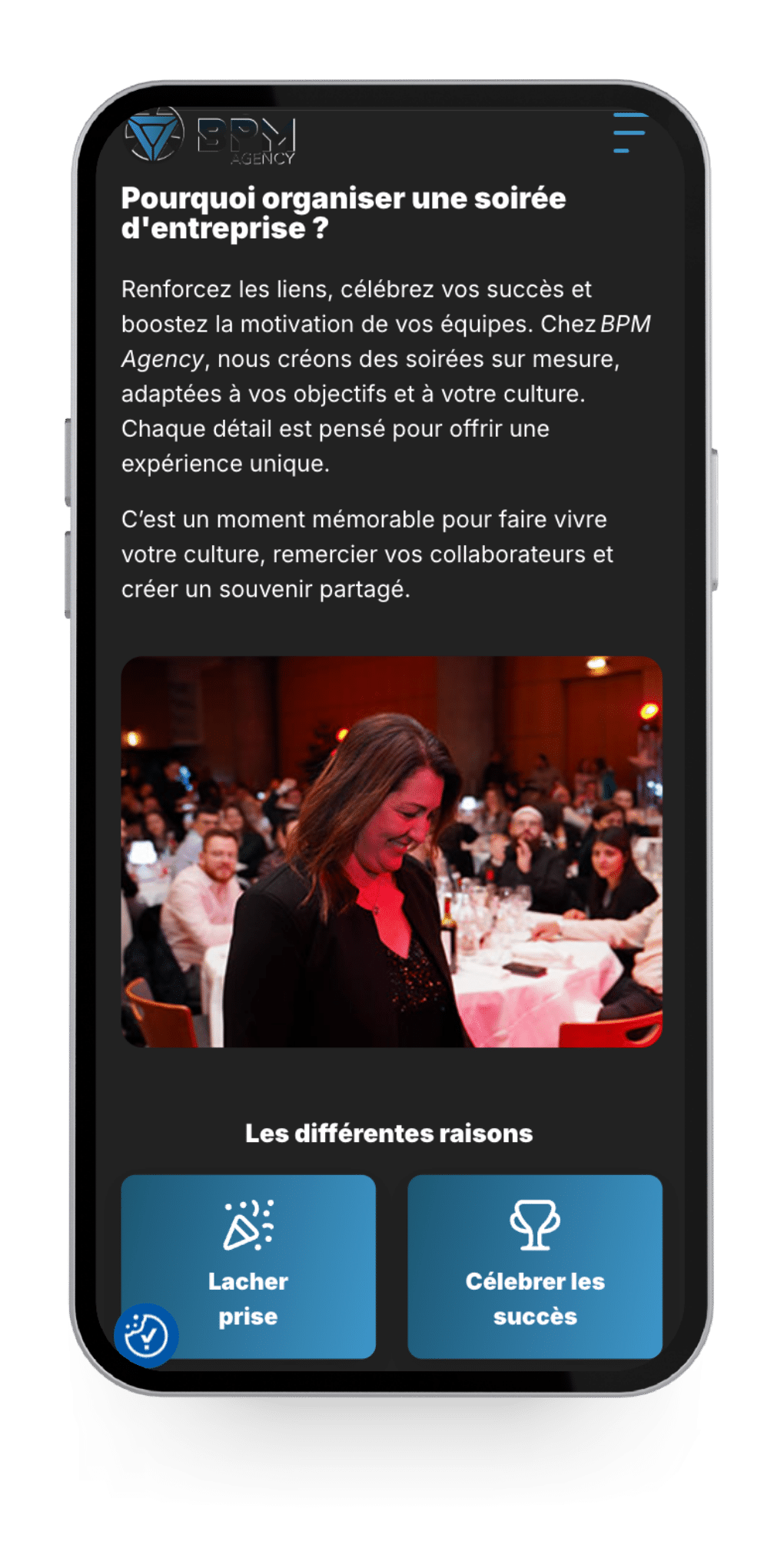 Création du site internet BPM Agency Création du site internet BPM Agency